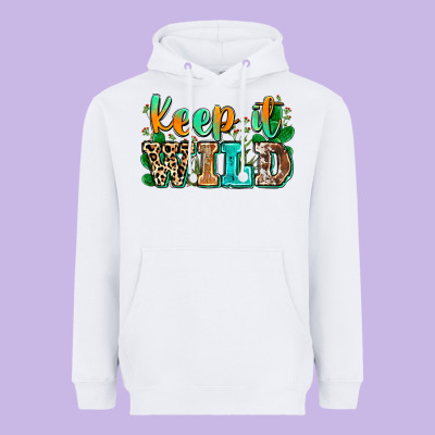 Keep It Wild Heavyweight Hoodie Designed By Zillion Design Studio