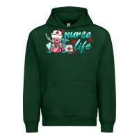 Forest Green nurse life gnomies Urban Hoodie - BarkalooDesign