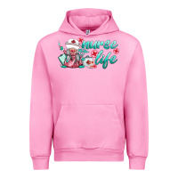 Fuchsia Pink nurse life gnomies Urban Hoodie - BarkalooDesign