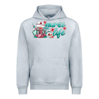Heather Grey nurse life gnomies Urban Hoodie - BarkalooDesign