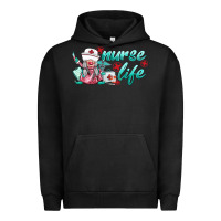 Pigment Black nurse life gnomies Urban Hoodie - BarkalooDesign