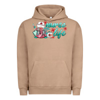 Pigment Burro nurse life gnomies Urban Hoodie - BarkalooDesign