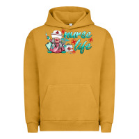 Pigment Peanut Butter nurse life gnomies Urban Hoodie - BarkalooDesign