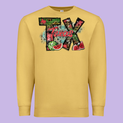 Texas Premium Sweatshirt Designed By Sublimationcraftshop