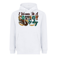 White i wanna be a cowboy baby Heavyweight Hoodie - Zillion Design Studio