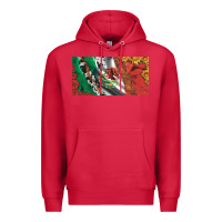 Cardinal mexico flag cowhide leopard sunflower and roses licanse  plate Premium Hoodie - Artiststas