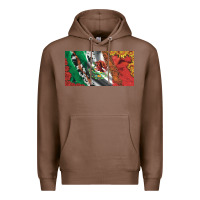 Chestnut mexico flag cowhide leopard sunflower and roses licanse  plate Premium Hoodie - Artiststas