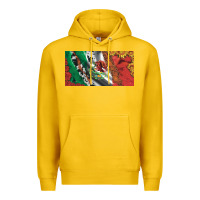 Lemon mexico flag cowhide leopard sunflower and roses licanse  plate Premium Hoodie - Artiststas