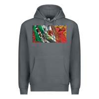 Rock mexico flag cowhide leopard sunflower and roses licanse  plate Premium Hoodie - Artiststas