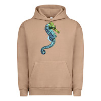 Pigment Burro Blue Seahorse Urban Hoodie - LillyAllenDesigns