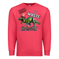 Red White Rawr 4th Of July Premium Sweatshirt | Teevron
