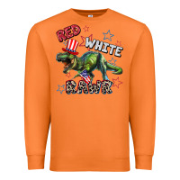 Carrot Red white rawr 4th of July Premium Sweatshirt - CowGirlArtShop