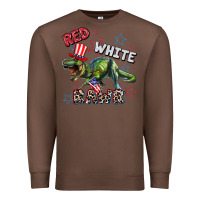 Chestnut Red white rawr 4th of July Premium Sweatshirt - CowGirlArtShop