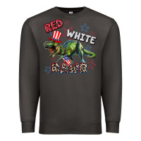 Smoke Red white rawr 4th of July Premium Sweatshirt - CowGirlArtShop