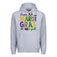 Happy Mardi Gras Y'all Premium Hoodie | Teevron