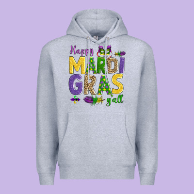 Happy Mardi Gras Y'all Premium Hoodie Designed By Adodesignshop