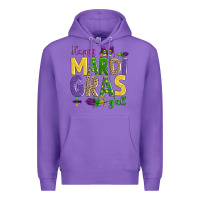 Purple happy mardi gras y'all Premium Hoodie - AdoDesignShop