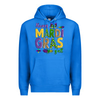 True Royal happy mardi gras y'all Premium Hoodie - AdoDesignShop