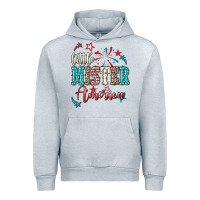 Heather Grey little mister america Urban Hoodie - NancyCooperArtShop