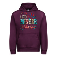 Mauve Wine little mister america Urban Hoodie - NancyCooperArtShop