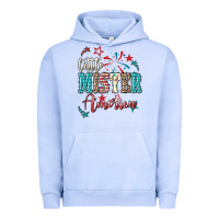 Pigment Grape Ice little mister america Urban Hoodie - NancyCooperArtShop