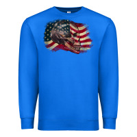 True Royal Red white rawr 4th of July Premium Sweatshirt - CowGirlArtShop