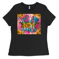 Black nails Ladies Tee - BarkalooDesign