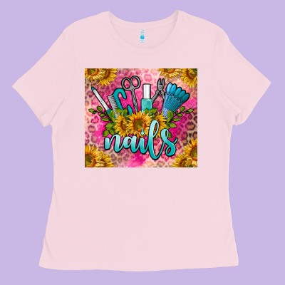 Nails Ladies Tee Designed By Barkaloodesign