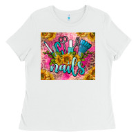White nails Ladies Tee - BarkalooDesign