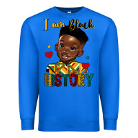 True Royal i am black history black boy Premium Sweatshirt - HRA Design Shop