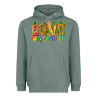 Sage love summer with pineapple Heavyweight Hoodie - texasbilliewilder