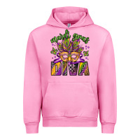 Fuchsia Pink mardi gras diva Urban Hoodie - Jasminsmagicworld