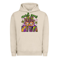 Pigment French Oak mardi gras diva Urban Hoodie - Jasminsmagicworld