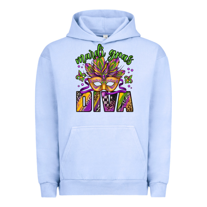 Mardi Gras Diva Urban Hoodie by Jasminsmagicworld | Teevron