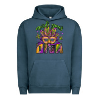 Pigment Midnight Navy mardi gras diva Urban Hoodie - Jasminsmagicworld