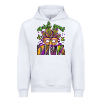 White mardi gras diva Urban Hoodie - Jasminsmagicworld
