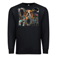Black dog mom Premium Sweatshirt - SublimationCraftShop