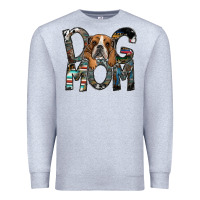Heather Grey dog mom Premium Sweatshirt - SublimationCraftShop