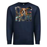 Navy dog mom Premium Sweatshirt - SublimationCraftShop