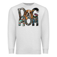 Oatmeal Heather dog mom Premium Sweatshirt - SublimationCraftShop
