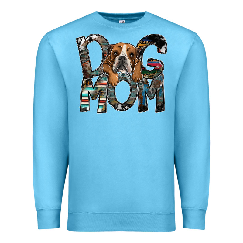 Dog Mom Premium Sweatshirt by SublimationCraftShop | Teevron
