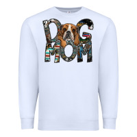 White dog mom Premium Sweatshirt - SublimationCraftShop