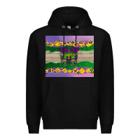Black mardi gras mask Premium Hoodie - AdoDesignShop