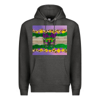 Charcoal Heather mardi gras mask Premium Hoodie - AdoDesignShop