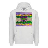 Dove Grey mardi gras mask Premium Hoodie - AdoDesignShop