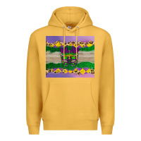 Mustard mardi gras mask Premium Hoodie - AdoDesignShop