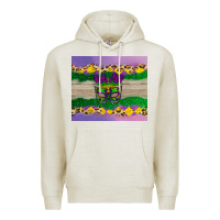 Oatmeal Heather mardi gras mask Premium Hoodie - AdoDesignShop