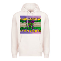 Pale Pink mardi gras mask Premium Hoodie - AdoDesignShop