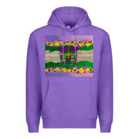 Purple mardi gras mask Premium Hoodie - AdoDesignShop