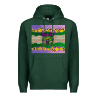 Sports Green mardi gras mask Premium Hoodie - AdoDesignShop